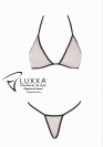 Luxxa Made in France ZWARTE ONZICHTBARE BH MET STRASS 2