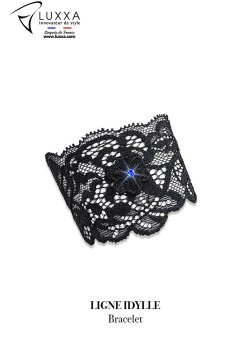 BRACELET A STRASS BLEU