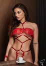 Luxxa Made in France BODY HARNAS NAAKT MET VOILETTE 1